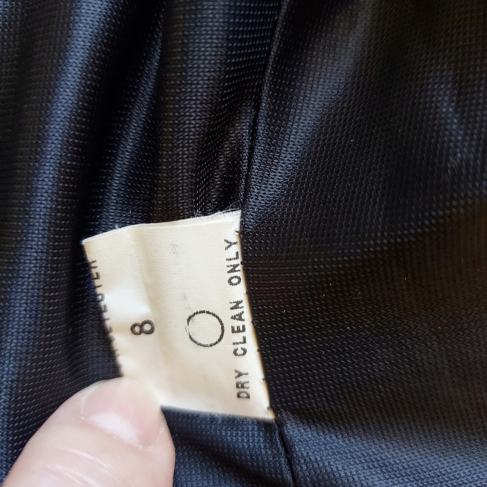 Women's fitted jacket (blazer) in black by Caché size 8 - Picture 5 of 10